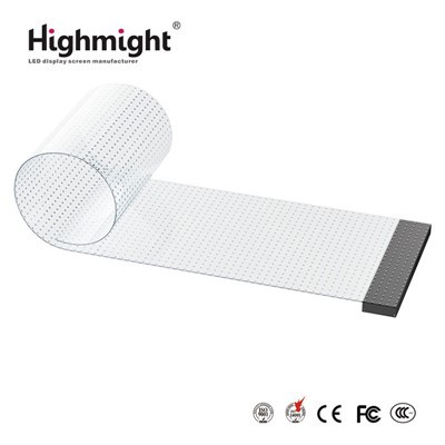 Layar Film Kristal Transparan LED